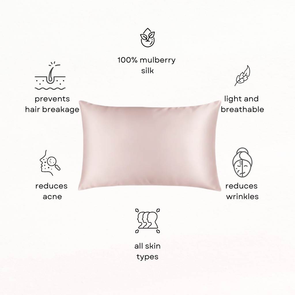 LUNÁ Premium Pillow Case - Baby Pink