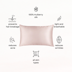 LUNÁ Premium Pillow Case - Baby Pink