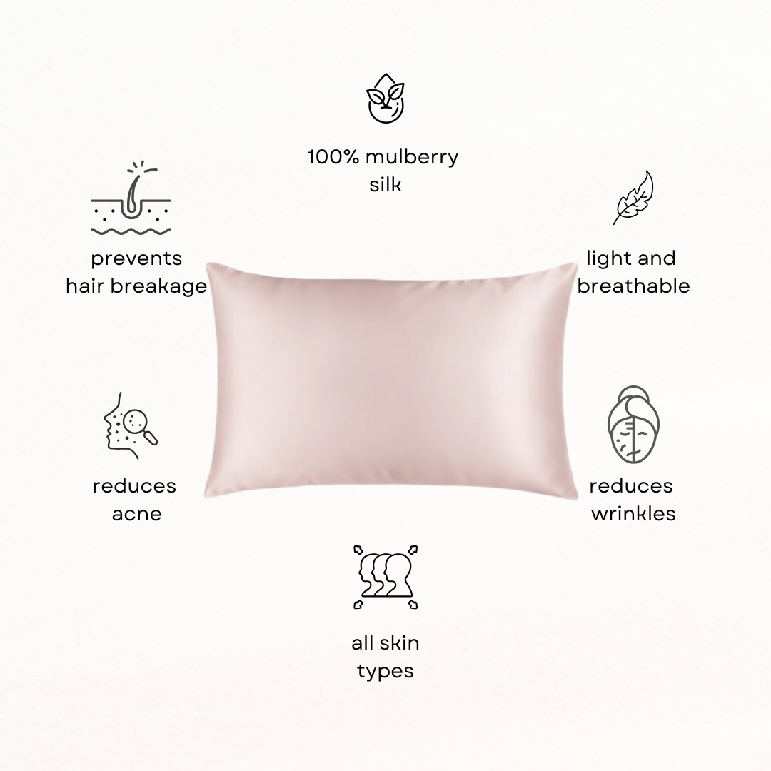 LUNÁ Premium Pillow Case - Baby Pink