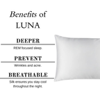 LUNÁ Premium Pillow Case - White