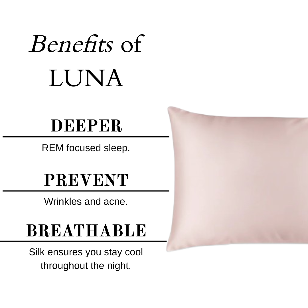 LUNÁ Premium Pillow Case - Baby Pink